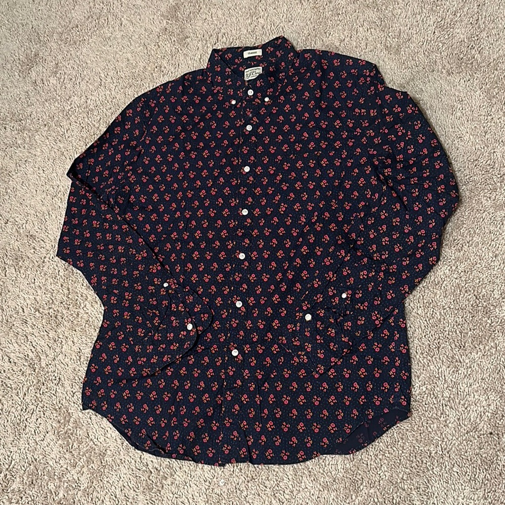 J. Crew Classic Stretch Fit Button Down